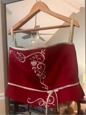 Forever Yours Corset‎ Red Strapless Top Size 16